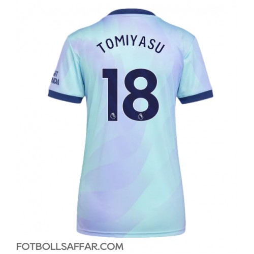 Arsenal Takehiro Tomiyasu #18 Tredjeställ Dam 2024-25 Kortärmad